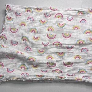 COPY - Rainbow Muslin Blanket/Swaddle